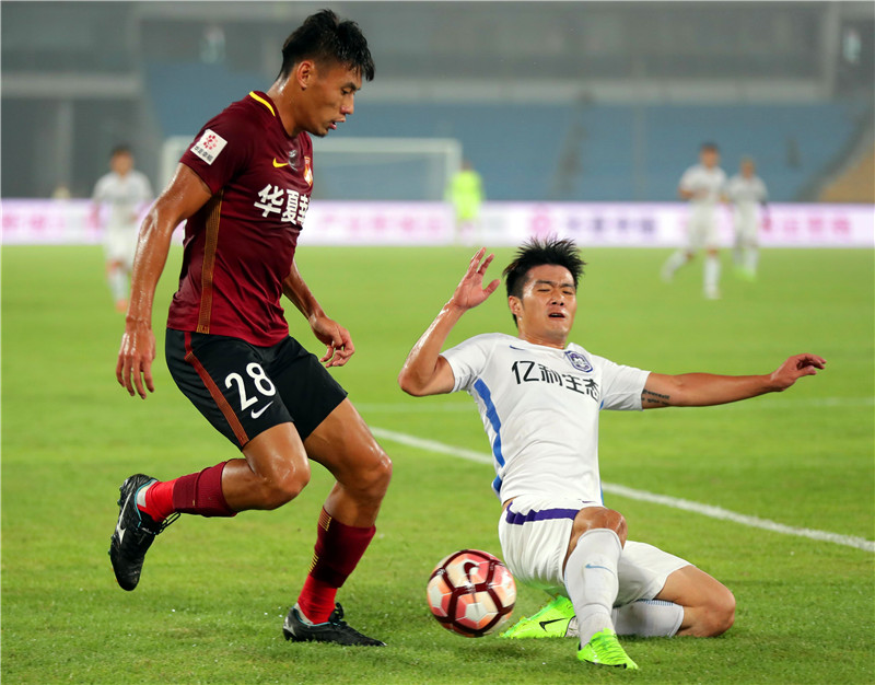 保级之战!华夏迎战力争生存的权健队 保级之战!华夏迎战力争生存的权健队